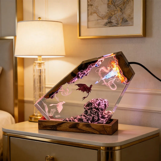 The Fury Lamp-A Moment Between Them frozen in Light